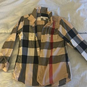 One Burberry Children button down